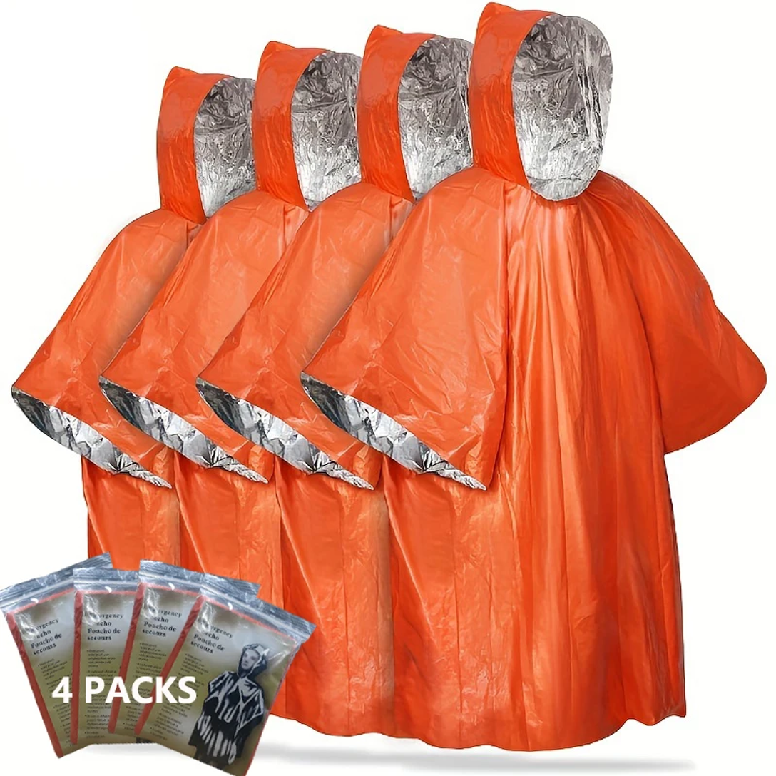 Emergency Rain Poncho with Hoo – обзор и цена Emergency Mylar Tent