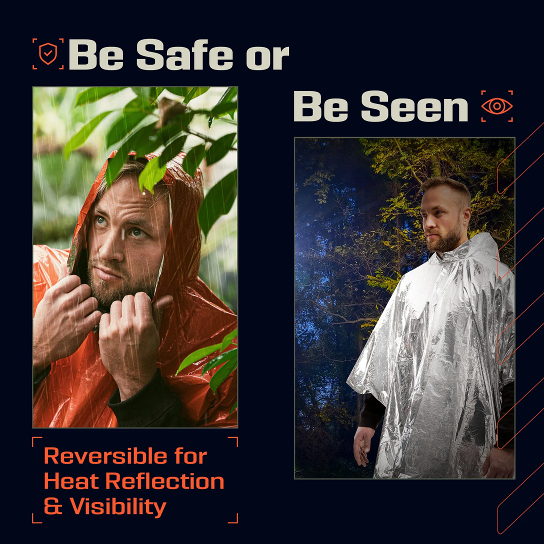 Emergency Rain Poncho with Hoo – обзор и цена Emergency Mylar Tent